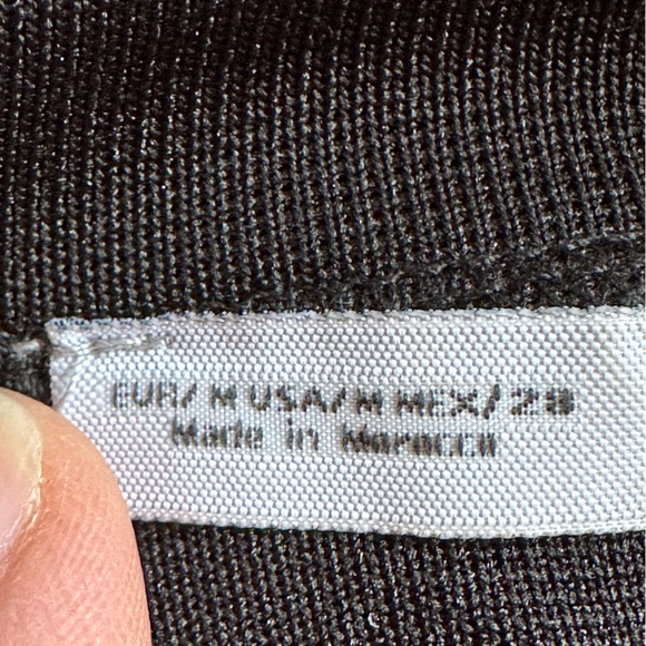 Zara Collections Basic Maxi Dress W Dolman Sleeves Elastic Sleeves & Waist SZ 28 - Picture 9 of 13